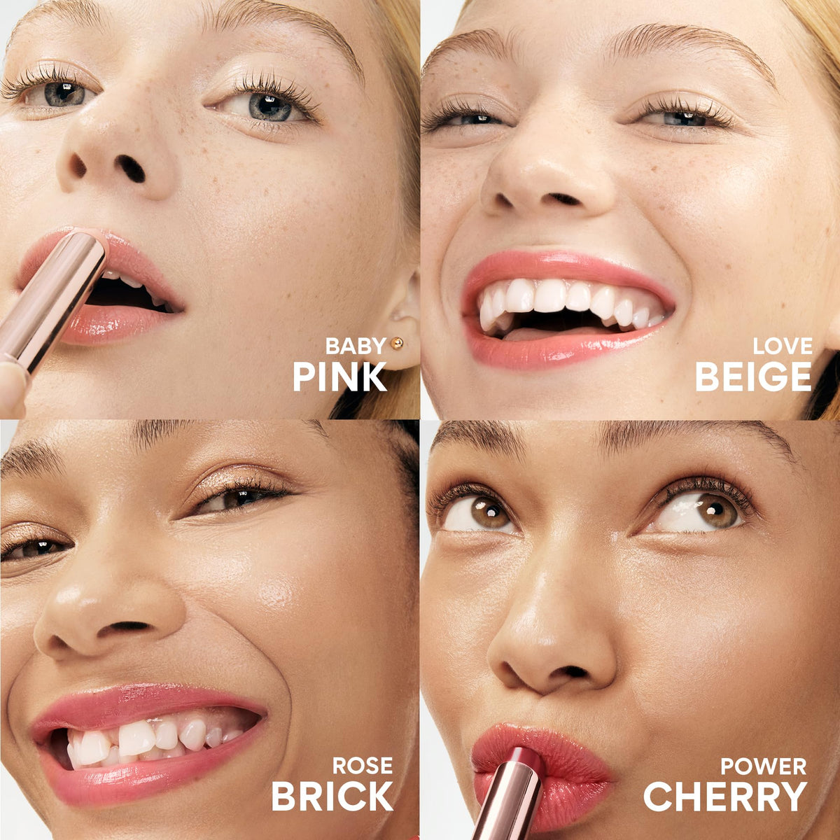 innisfree Dewy Tint Lip Balm being applied to lips for subtle color
