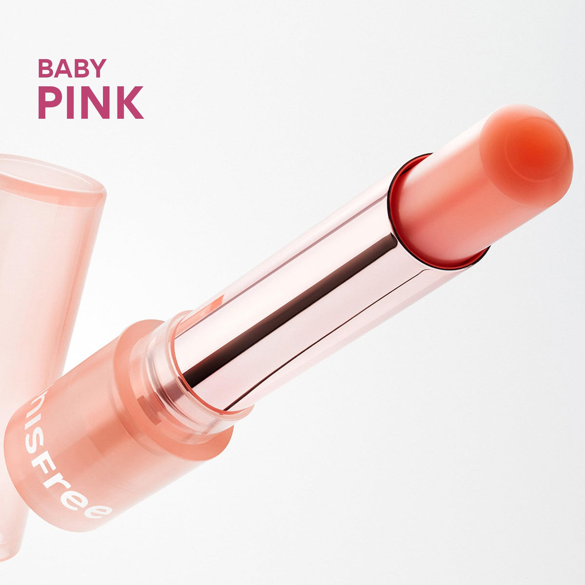 innisfree Dewy Tint Lip Balm shade range with four flattering options