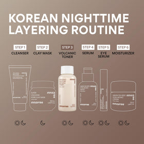Fragrance free and alcohol free formula from Innisfree for sensitive skin.