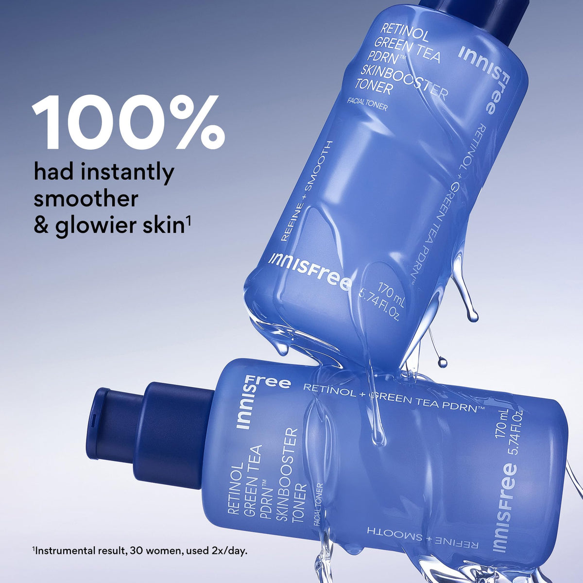 innisfree Glassy skin effect image hints instant glow and refined texture