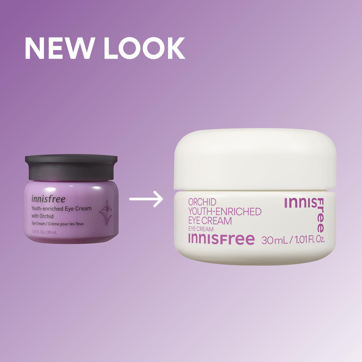 Creamy eye cream applied with ring finger for refreshed, awake look.