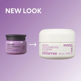 Creamy eye cream applied with ring finger for refreshed, awake look.