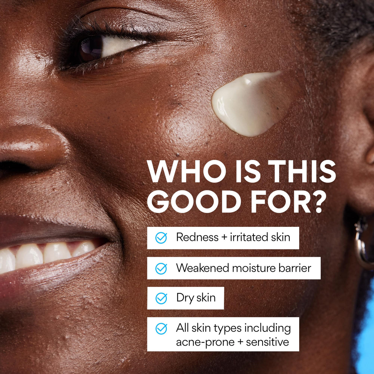 Innisfree Retinol Cica Barrier Cream dime-sized application on skin promotes even absorption.