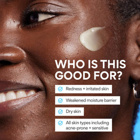 Innisfree Retinol Cica Barrier Cream dime-sized application on skin promotes even absorption.