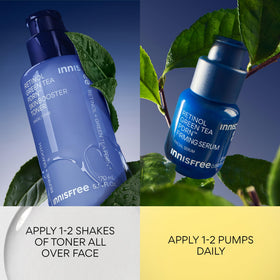 Innisfree Vegan cruelty-free badge signals ethical, clean beauty choice.