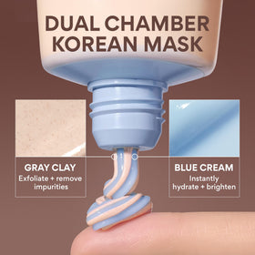 Innisfree Volcanic Swirl Pore Mask rinse-off leaves refreshed, balanced skin.