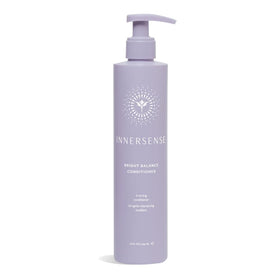 INNERSENSE Bright Balance Purple Toning Conditioner bottle restores brilliance while neutralizing brass.