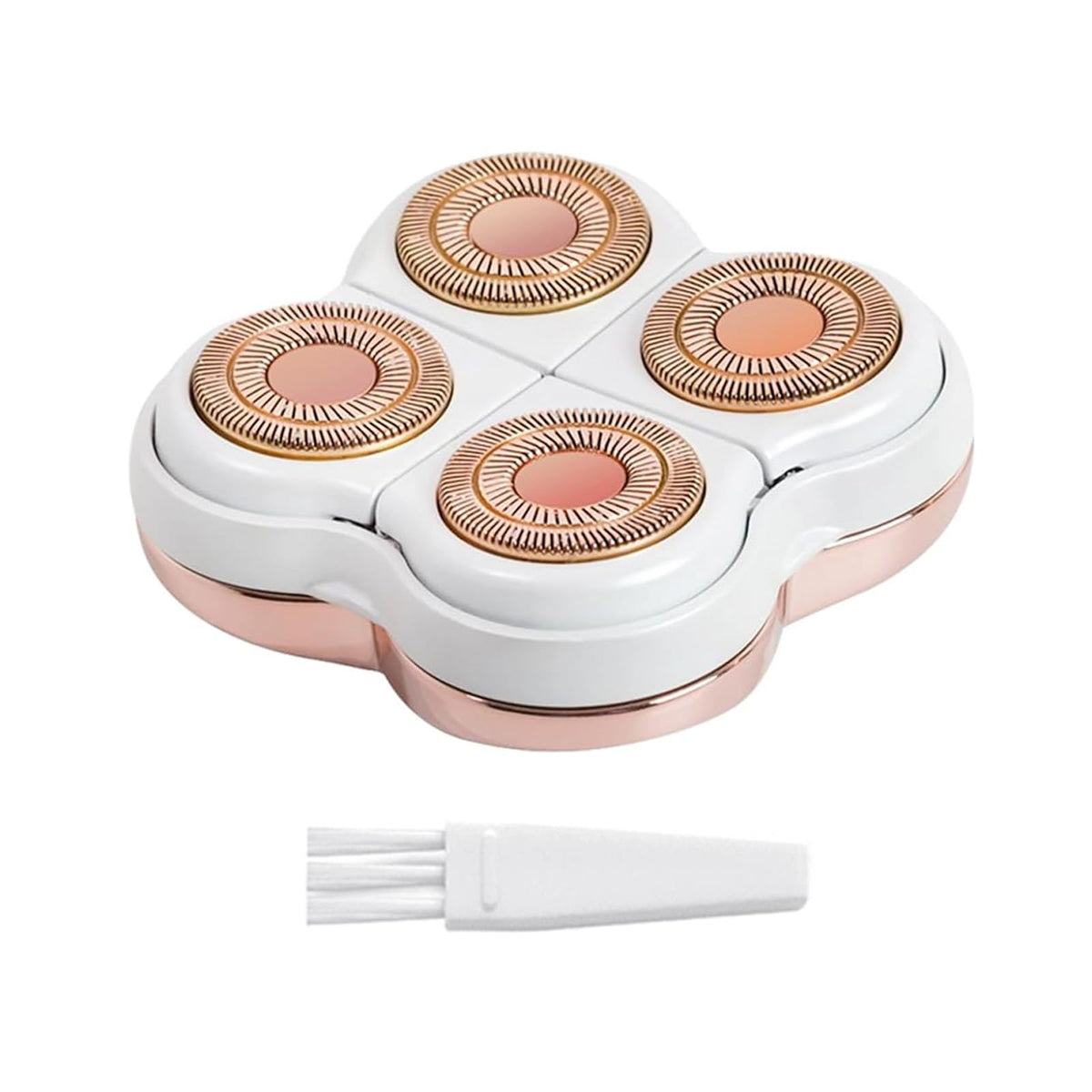 innobeaut flawless-legs replacement heads close-up showing precise fit for smooth shaving.