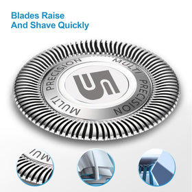 Innobeaut SH50 nine-pack provides long-lasting replacement options for frequent shavers.