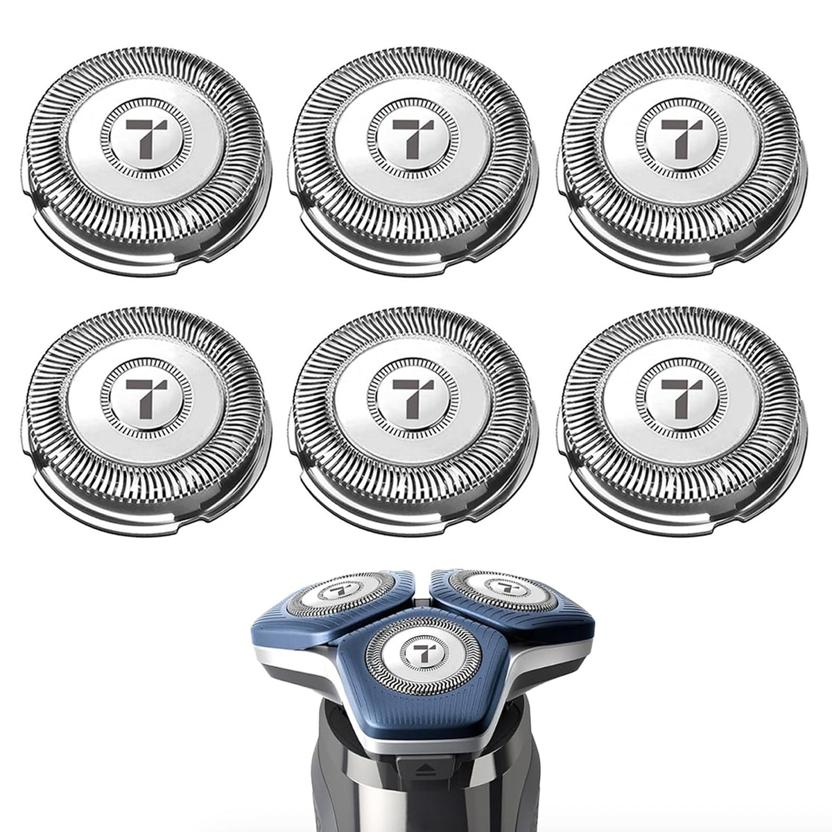 Innobeaut SH70 replacement heads for Philips Norelco 7000 series deliver smooth, precise shaves.