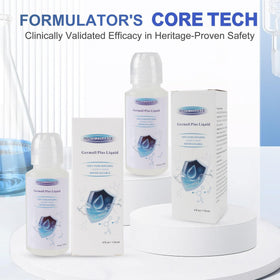 INNOCOSVATE Germall Plus application guide image showing easy dosing for DIY cosmetics.