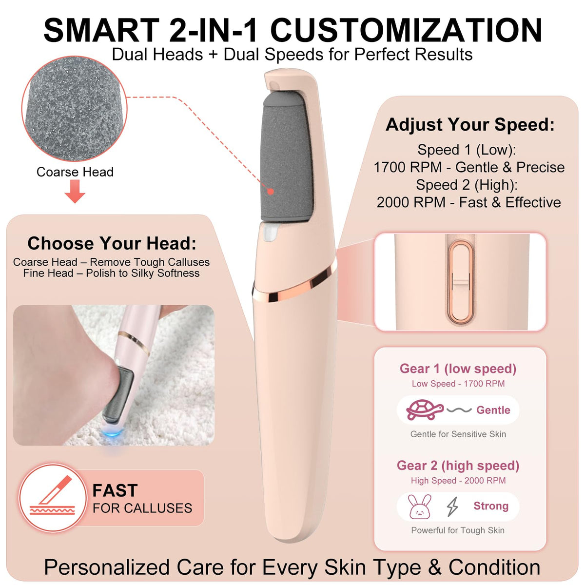 Innoflyx removable washable foot scrubber for hygienic use