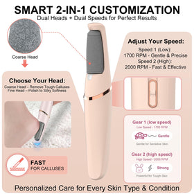 Innoflyx removable washable foot scrubber for hygienic use