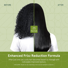 INOAR BotoHair hair shine close-up highlighting enhanced shine and manageability.