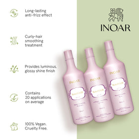 INOAR BotoHair Reconstructor Balm tube restoring moisture and elasticity for hair.