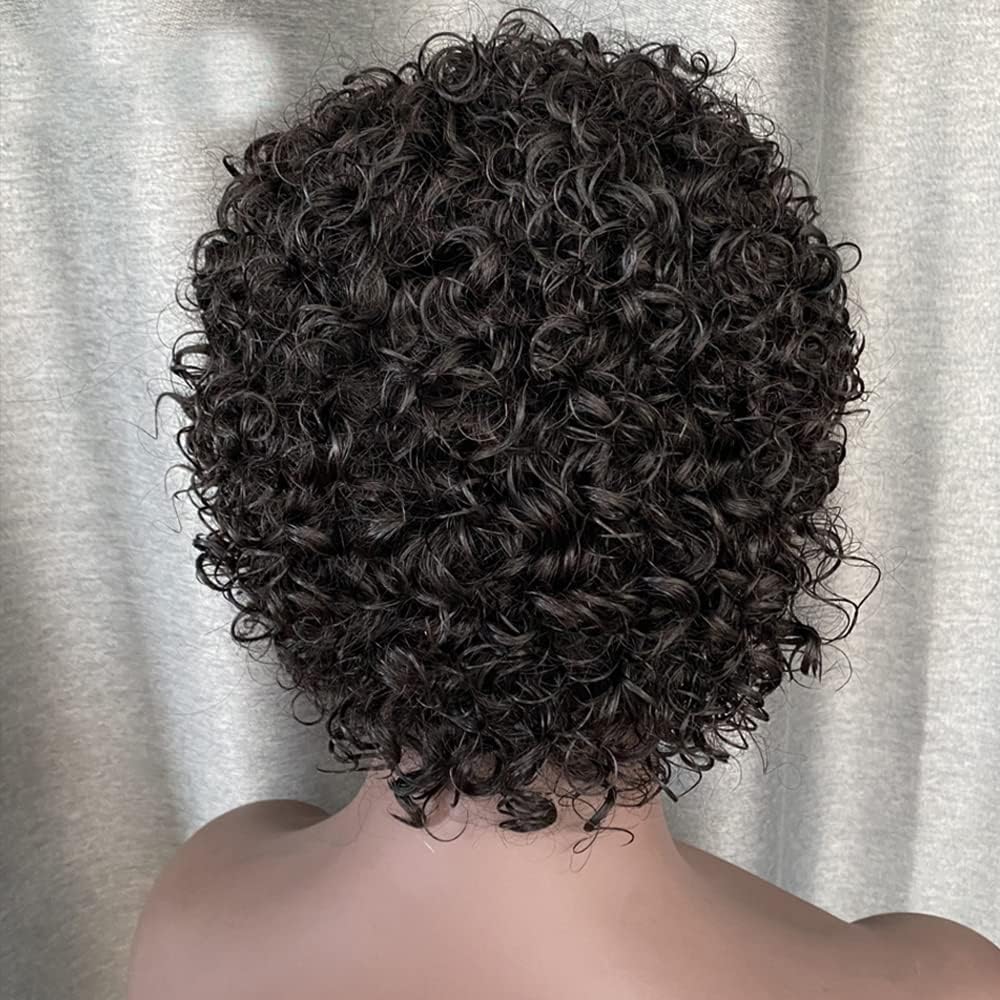 INSBEAUTY Pixie Cut Curly hairline detail with invisible knots