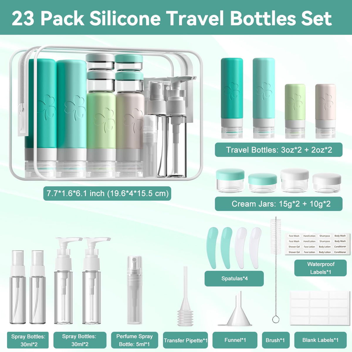 INSFIT leak-proof no-drip cap ensuring mess-free packing.