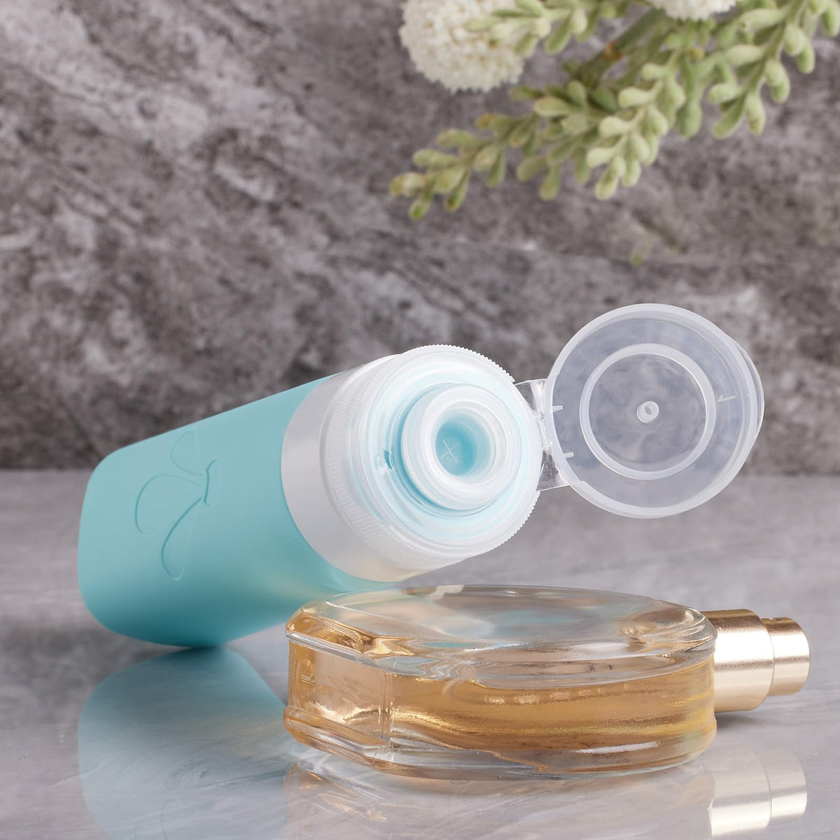 INSFIT 2oz wide-mouth cream jars enabling easy scooping of thick creams