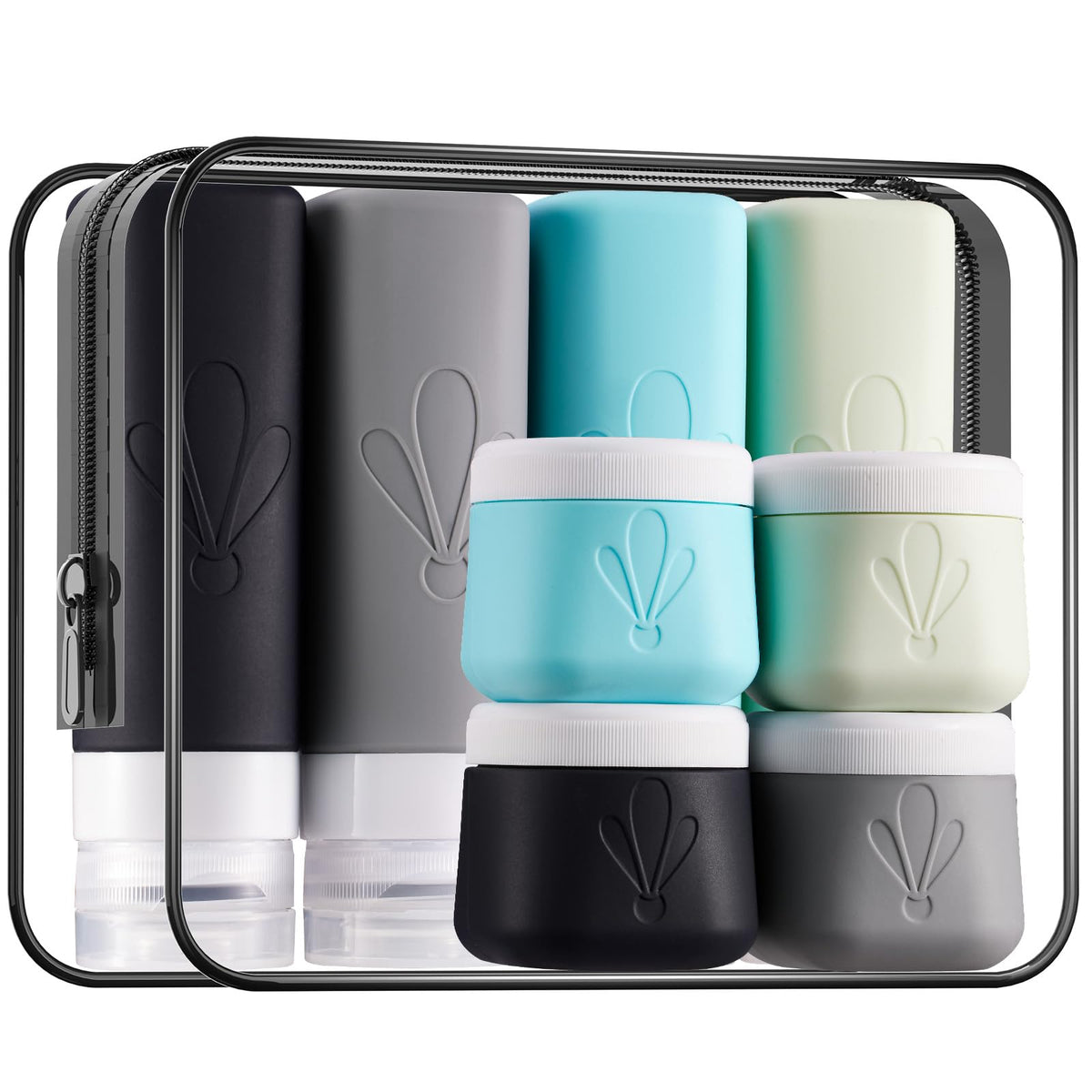 INSFIT 3oz squeeze bottles for leak-free travel storage and easy refills