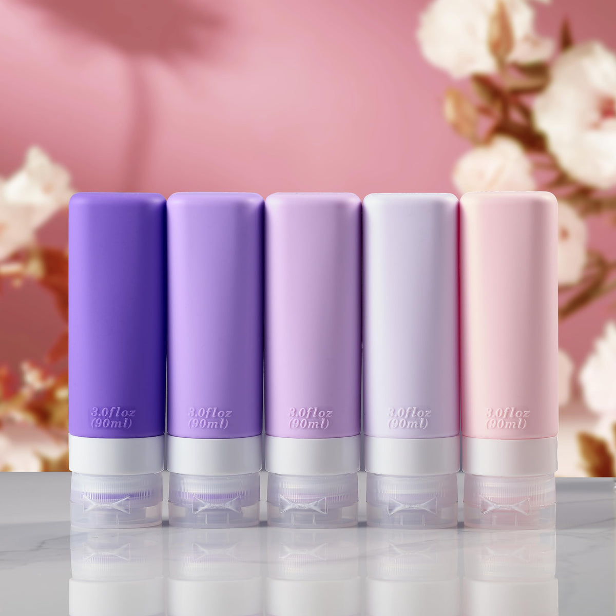 Compact INSFIT bottles fit neatly in TSA-friendly travel kits.