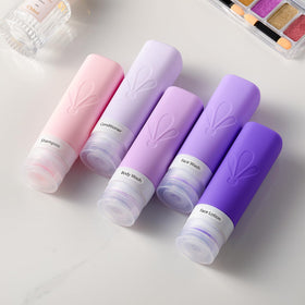 Squeezable INSFIT bottles dispense liquids smoothly and minimize waste.