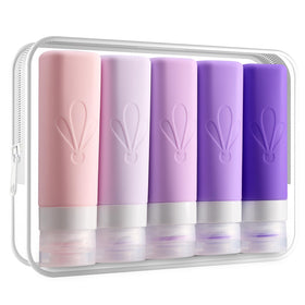 INSFIT travel bottles with leak-proof cap prevent spills in luggage.