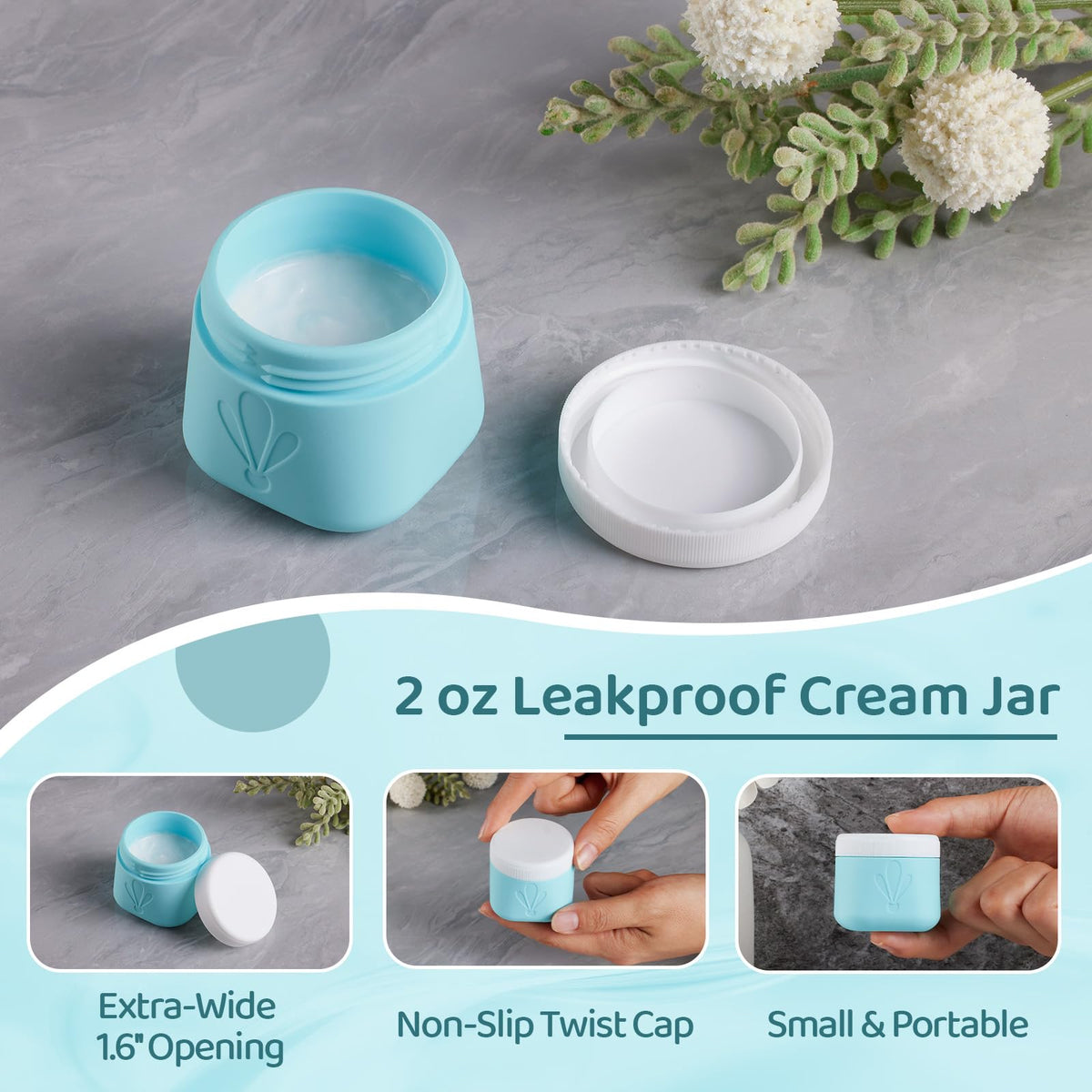 INSFIT triple-seal leak-proof design prevents spills during transit