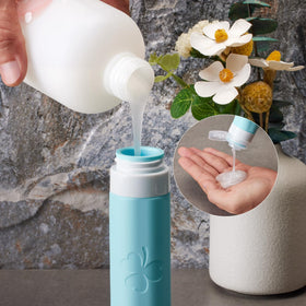 INSFIT wide-opening travel containers for easy filling and cleaning
