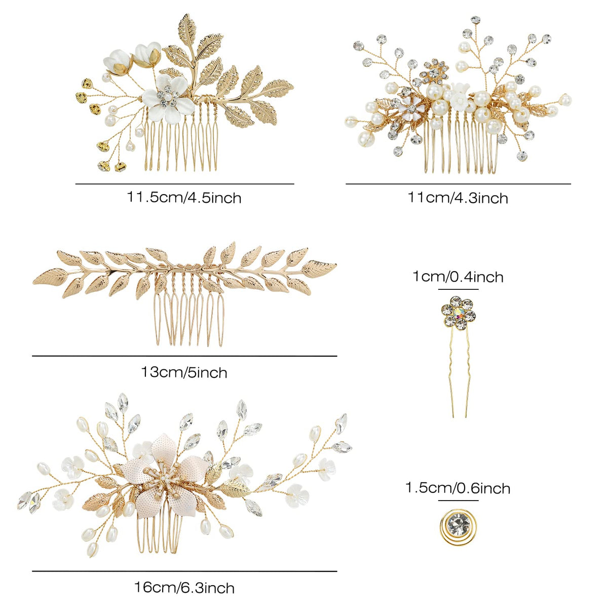 inSowni gold bridal set complements veils and gowns with subtle sparkle.