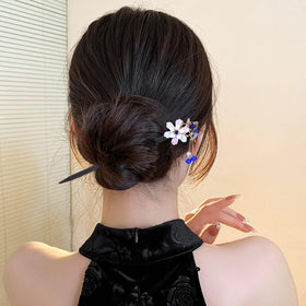 inSowni flower bead hair pins, smooth surface for comfortable daily wear.