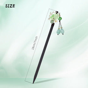 inSowni wooden hair sticks 18cm, sturdy and stylish for secure buns.