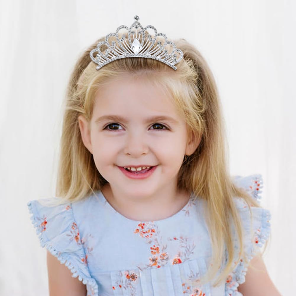 inSowni rhinestone crown side combs secure intricate hairstyles with style