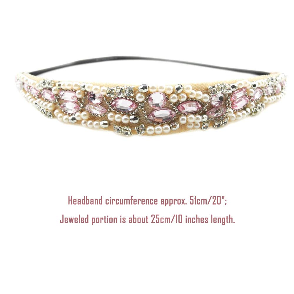 Inspirelle acrylic rhinestone headband style 2 adds subtle sparkle for special occasions.