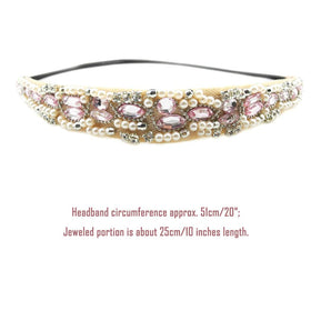 Inspirelle acrylic rhinestone headband style 2 adds subtle sparkle for special occasions.