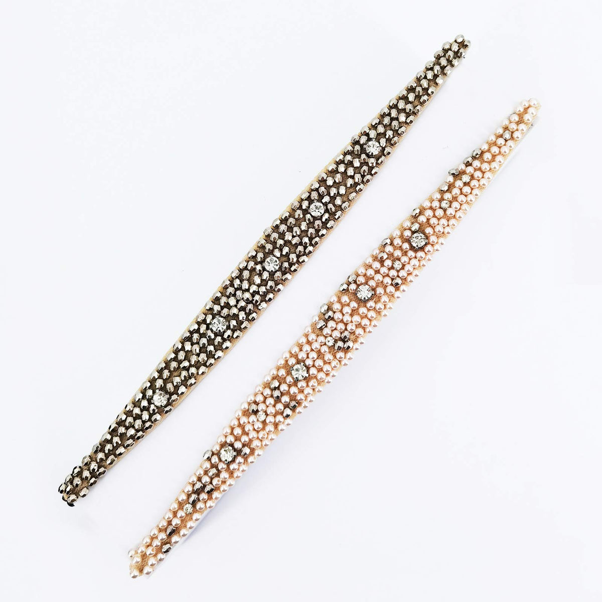 Inspirelle velvet-top headband style 4 provides soft comfort without marks.