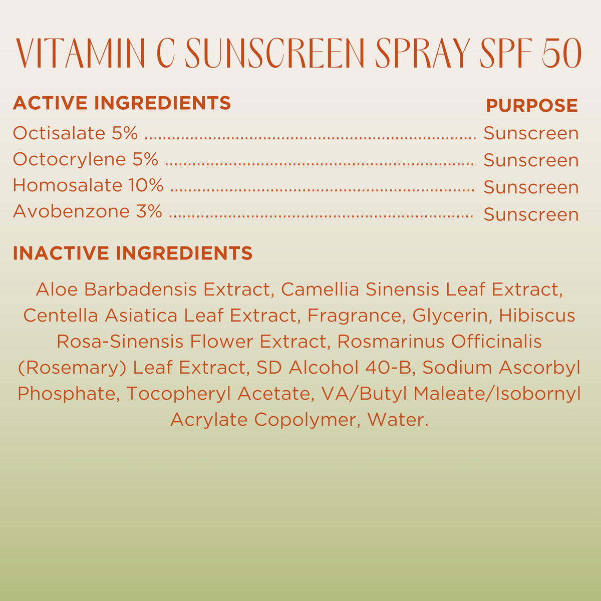 InstaNatural botanicals include aloe vera and green tea for skin care.