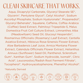 InstaNatural Hyaluronic Eye Gel Cream packaging highlighting clean skincare promise