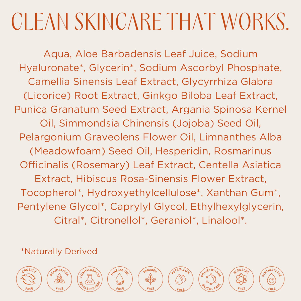 Serum absorbing quickly into skin for a refreshed look