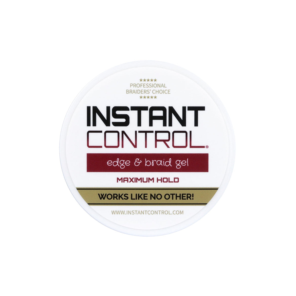 Instant Control Edge & Braid Gel application demo for edge styling