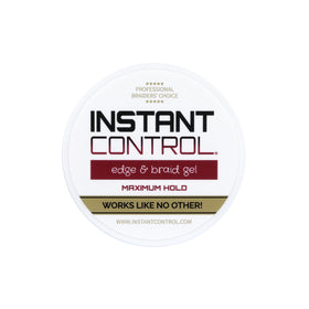 Instant Control Edge & Braid Gel application demo for edge styling