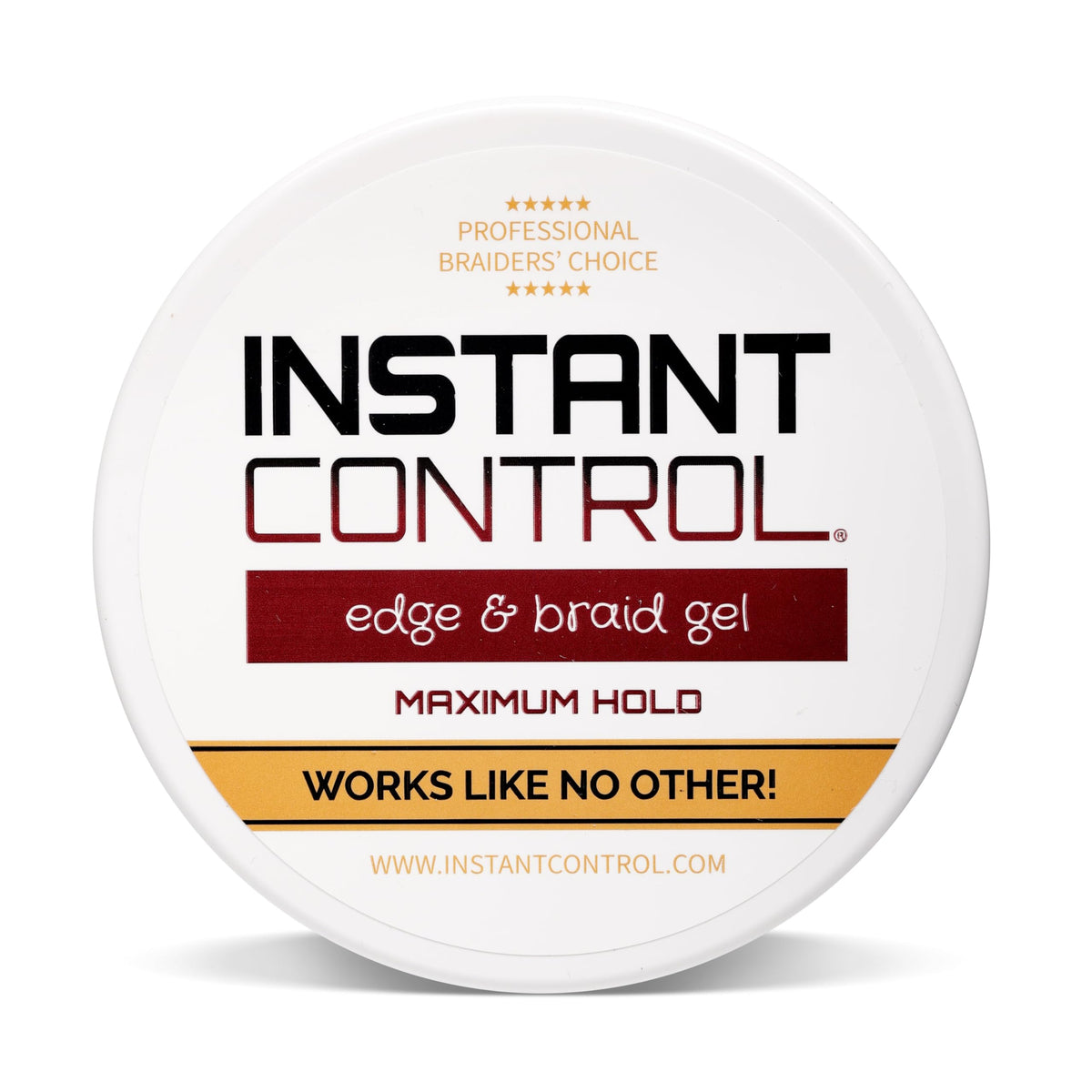 Instant Control Edge & Braid Gel on edges to tame flyaways