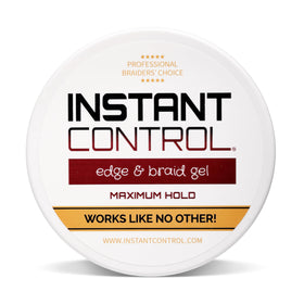 Instant Control Edge & Braid Gel on edges to tame flyaways