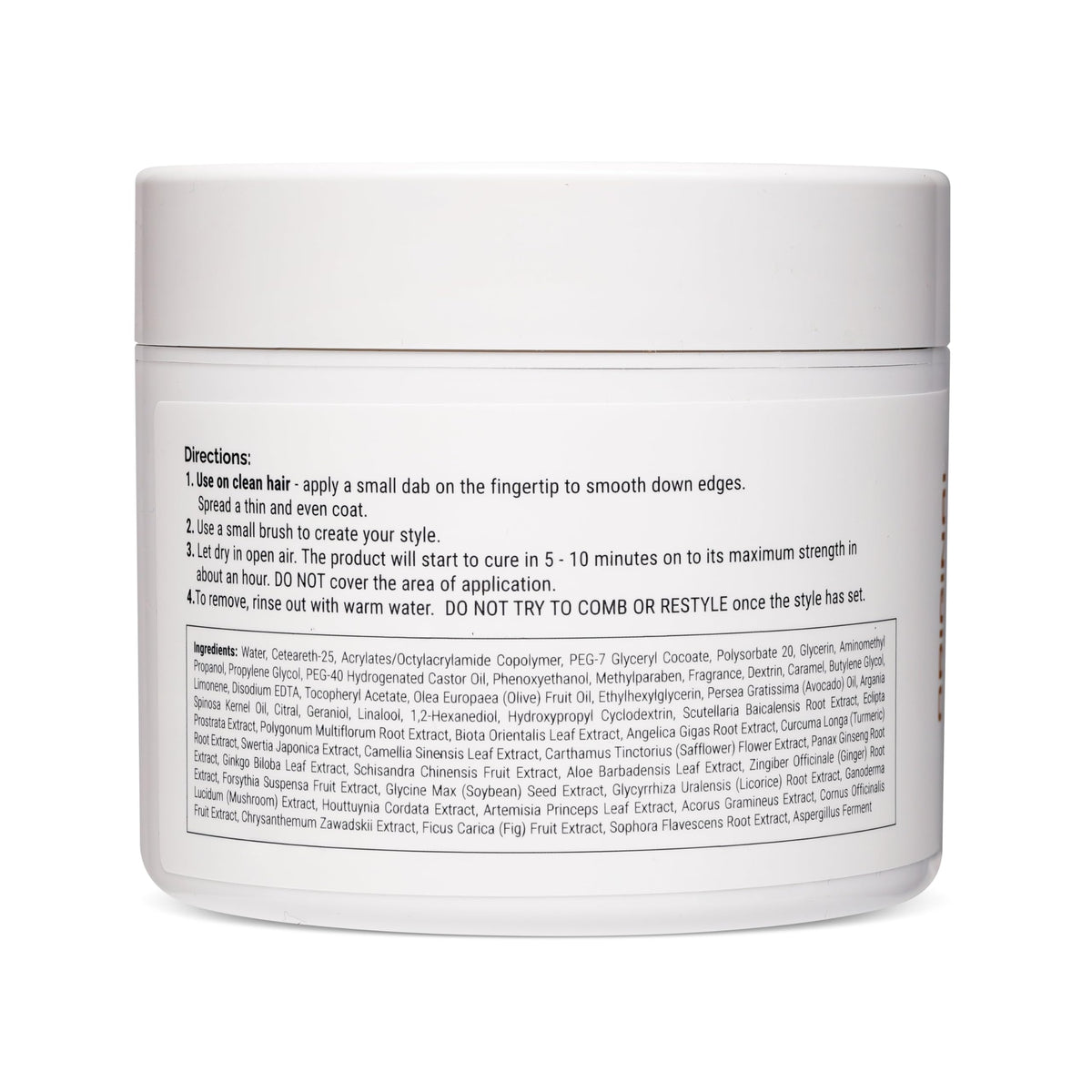 Close-up of gel texture showing water-soluble formula for easy washout