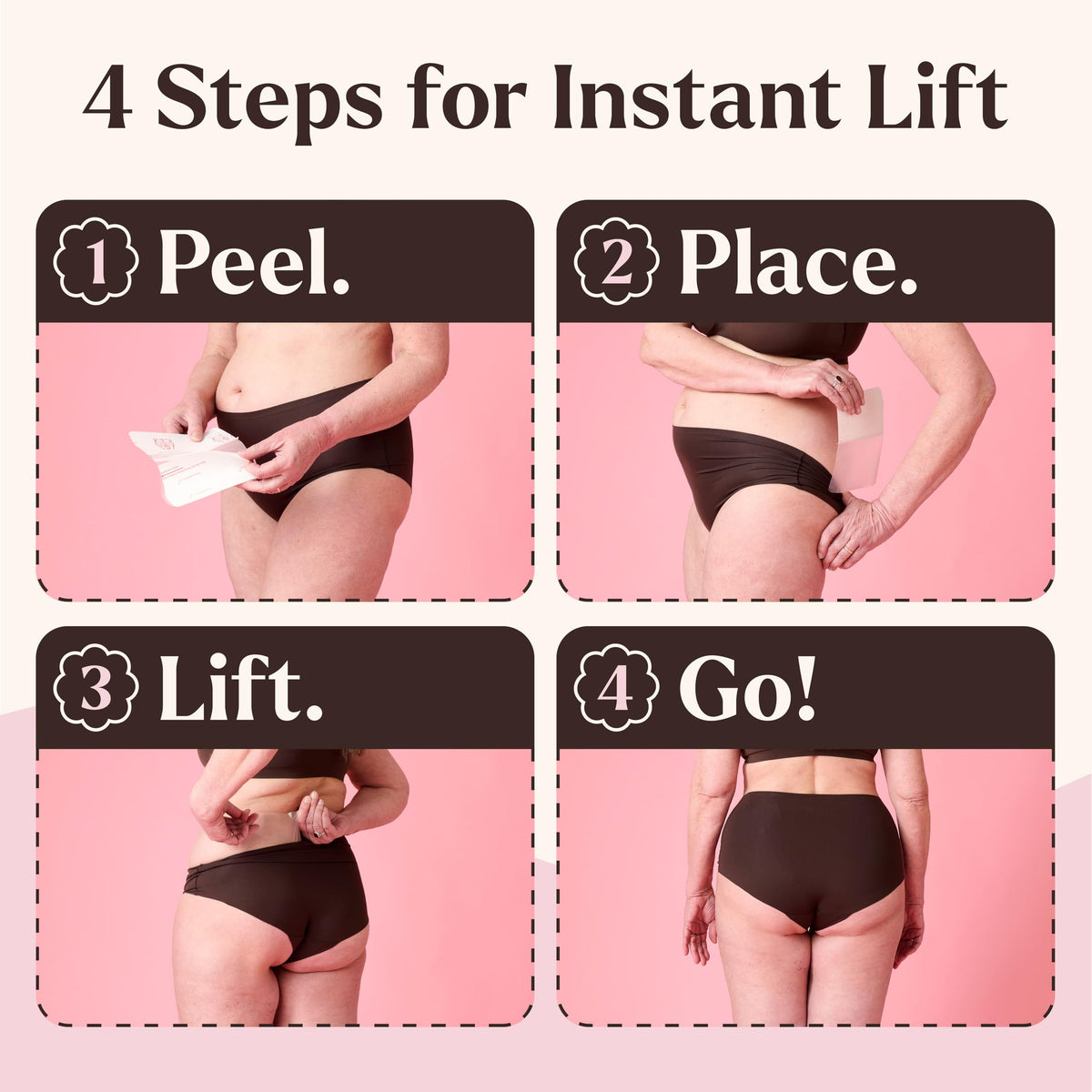 Clear how-to guides peel, place, lift, and go for confidence.