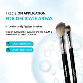 Instantly Ageless vial pack on display with easy cream dispense.