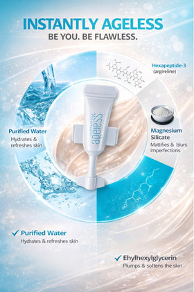 Instantly Ageless face lift cream smooths fine lines and tightens pores around the eyes and jaw.