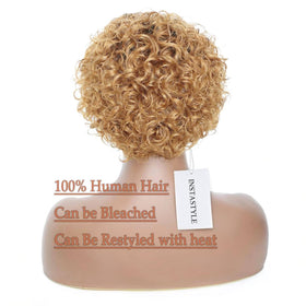 INSTASTYLE Ombre Blonde Pixie Wig length 6 inch for easy maintenance