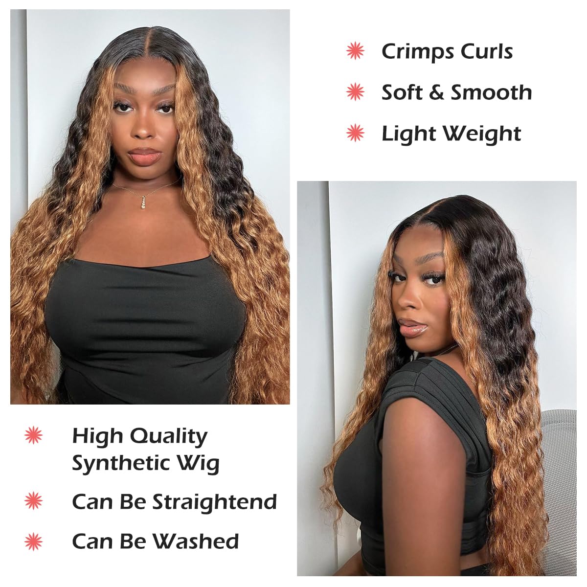 INSTASTYLE heat resistant wig suitable for daily wear, cosplay, and events