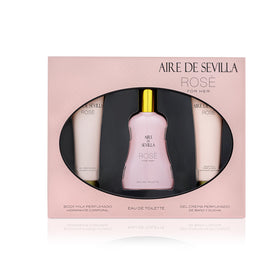 Instituto Español Aire de Sevilla Rose Gift Set packaging, ideal for gifting
