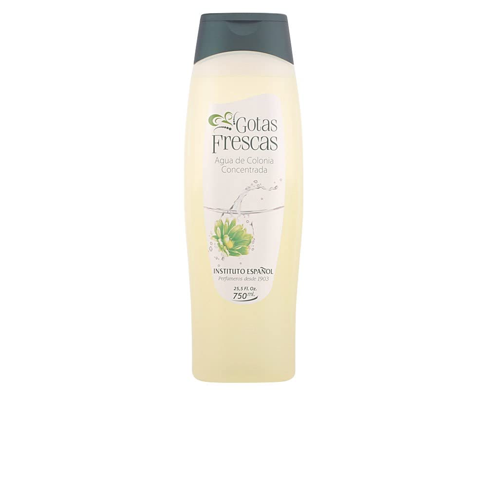 Instituto Español Gotas Frescas EDC bottle shown for family-friendly refreshing scent.